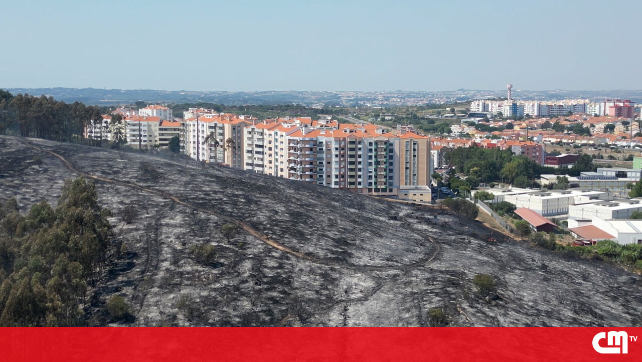 Drone Footage Reveals Devastating Aftermath of Massive Fire in Algueirão-Mem Martins