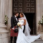 Mel B casou com Rory McPhee na Catedral de St Paul, em Londres