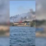 Bombeiros de Izeda combatem incêndio