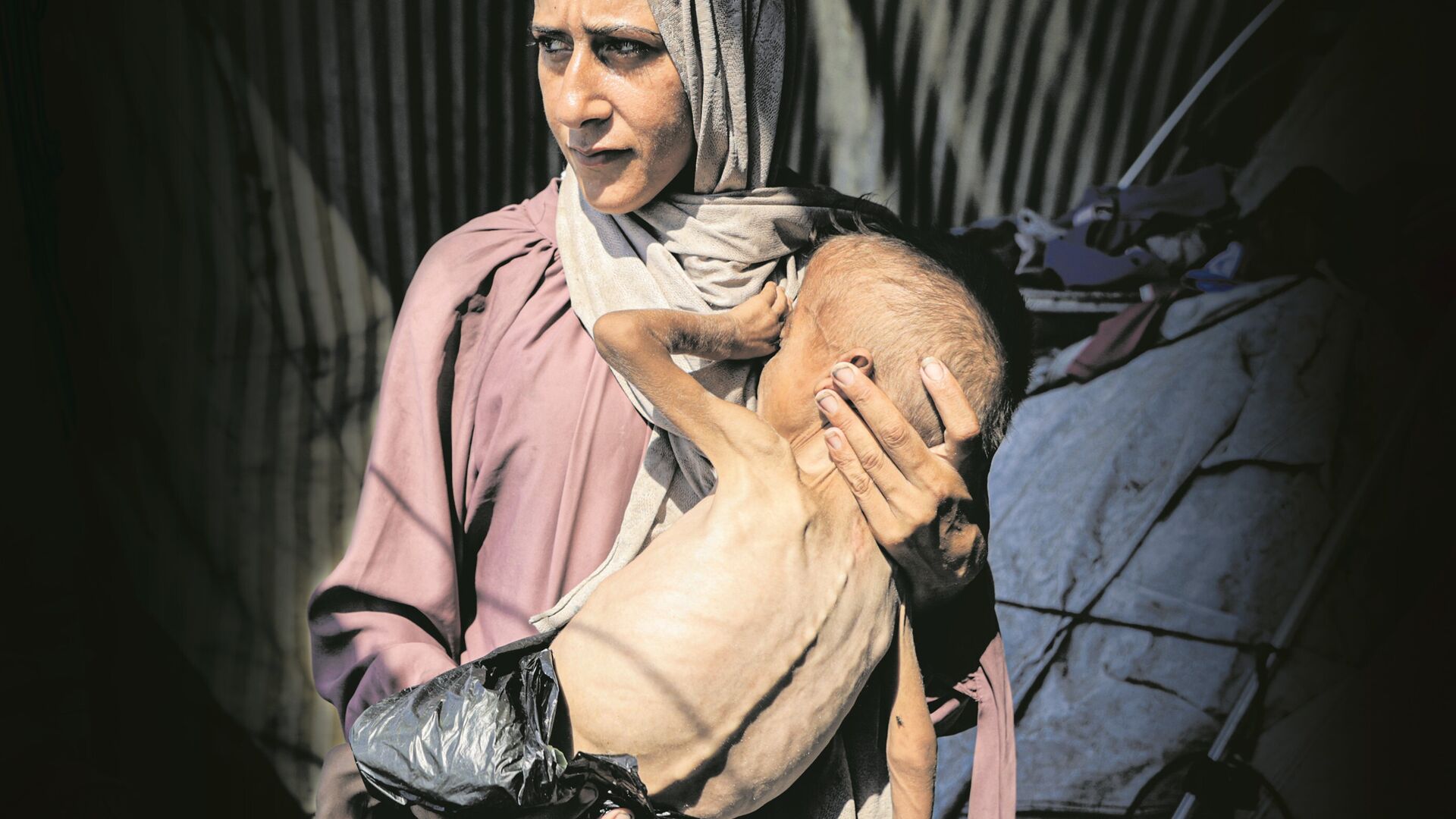 Crianças e bebés morrem de fome na Faixa de Gaza