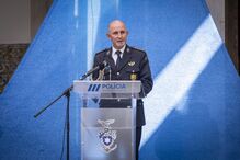 Diretor nacional da PSP discursa na cerimónia de 158.º aniversário da polícia