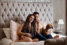 Diogo Jota e Rute Cardoso celebram a família com os filhos Dinis, Duarte e a recém-nascida