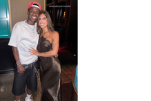 Vini Jr. com modelo venezuelana após insultos racistas