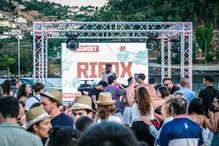 Rifox atua em sunset no Cais de Bitetos, Marco de Canaveses, para apresentar o Festival Montedeiras
