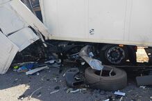 Despiste de camião na A1, em Coimbra, causa uma vítima mortal e condiciona o trânsito