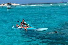 João Palhinha desfruta de férias com o filho e a família num destino paradisíaco.
