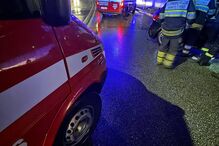 Bombeiros socorreram as duas vítimas