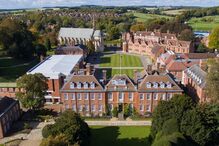Vista aérea de Uppingham School, colégio interno britânico