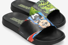 Chinelo dos Vingadores, ideal para as férias de verão e aventuras dos mais novos