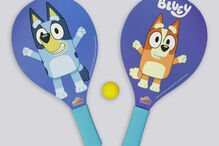 Raquetes de praia do Bluey e Bingo para diversão ao ar livre
