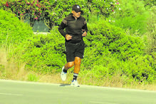 Treinador deu uma corrida no Algarve 