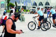 As chamadas ciclopatrulhas da PSP garantem um policiamento mais próximo e, muitas vezes, mais eficiente