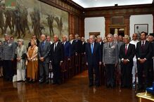 Cerimónia de homenagem a Vasco Rocha Vieira, com Marcelo Rebelo de Sousa