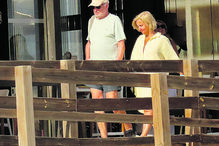 Marta Temido com o marido