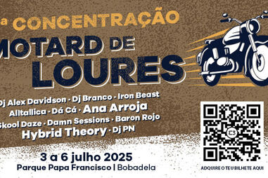 Loures acolhe concentração motard com música e convívio no Parque Papa Francisco.
