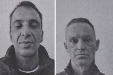 Hélder Malheiro (à esquerda), e Augusto Dinis, estiveram evadidos cerca de 12 horas 