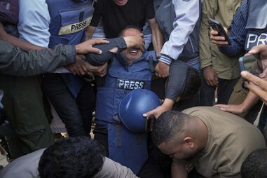 Jornalistas na Faixa de Gaza