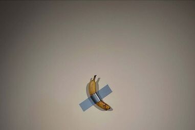 Banana da obra de Maurizio Cattelan