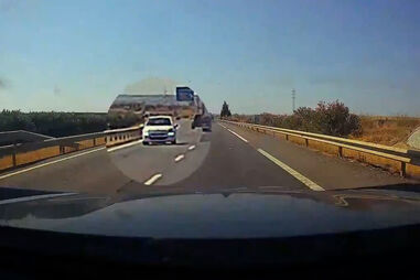 Condutora em contramão lança o pânico em autoestrada espanhola