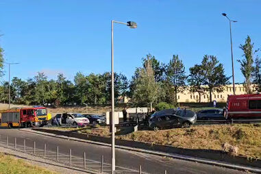 Despiste na segunda circular em Lisboa