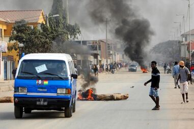 Greve de taxistas em Luanda