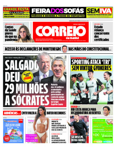 Capa do jornal