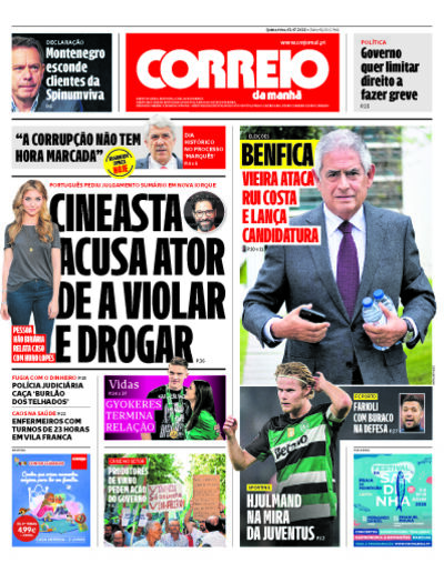 Capa do jornal