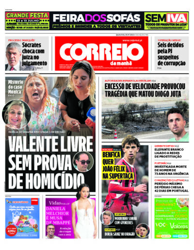 Capa do jornal