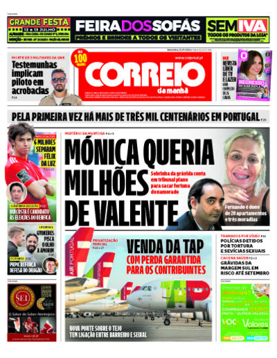 Capa do jornal
