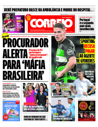 Capa do jornal