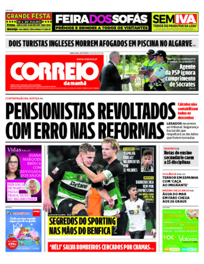 Capa do jornal
