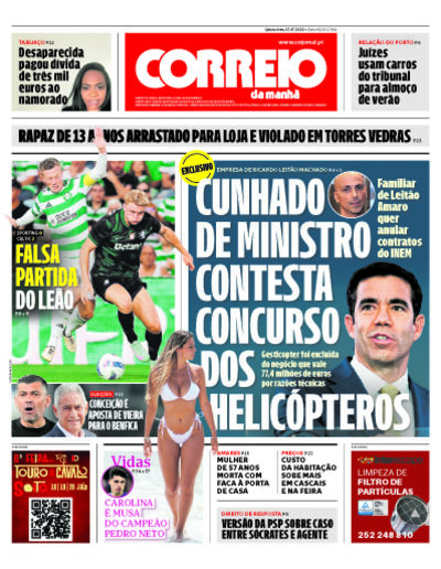 Capa do jornal