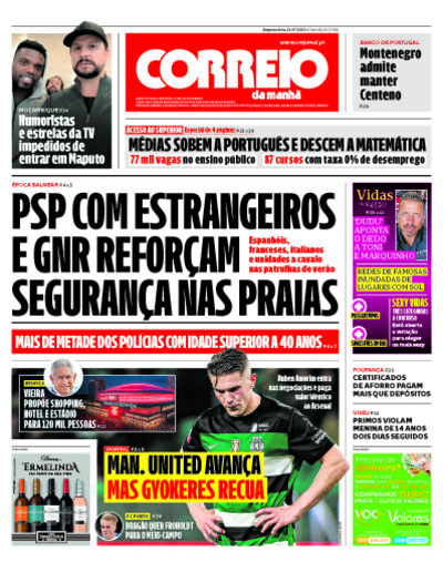 Capa do jornal