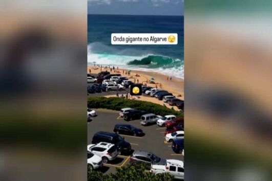 Vídeo da "onda gigante no Algarve" é falso e foi gerado por IA