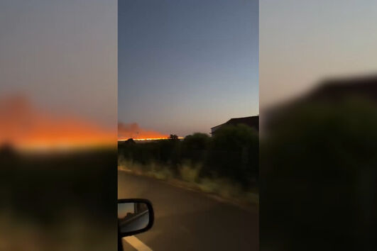Incêndio deflagra perto do Regimento de Infantaria Nº1 em Beja