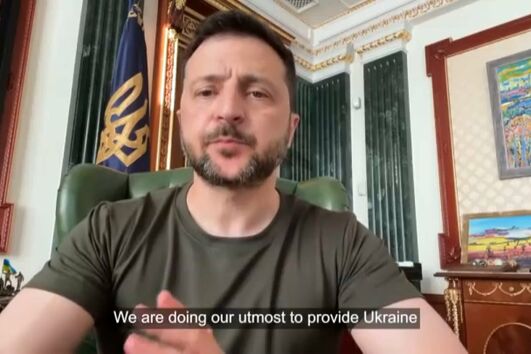 Volodymyr Zelensky garante que está a fazer de tudo para que Kiev possa defender os seus cidadãos
