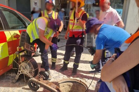 Resgate em Albufeira