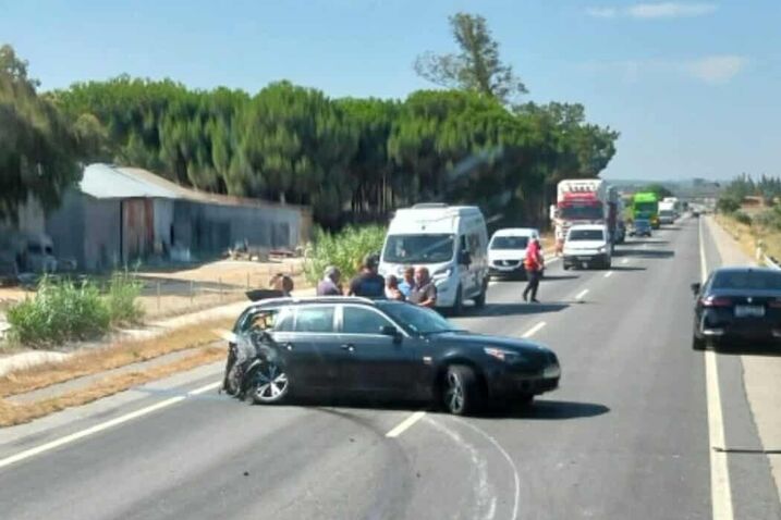 Ramalho Eanes sofre acidente no IC1 em Alcácer do Sal