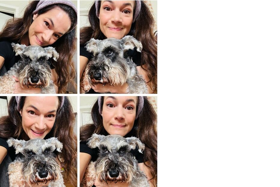 Paula Neves anuncia a perda de um familiar com uma foto sua e do seu cão