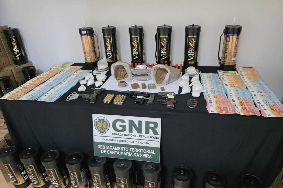 GNR detém suspeitos de tráfico de droga em Santa Maria da Feira