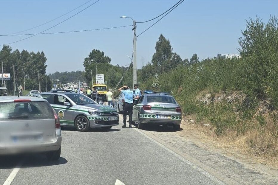 GNR ferido em Ovar durante acompanhamento de corrida de ciclismo
