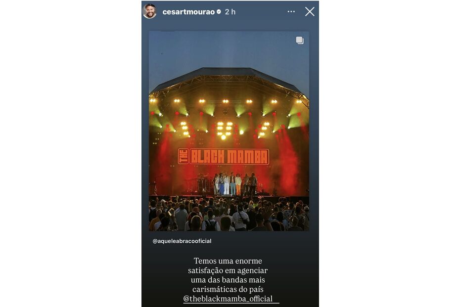 César Mourão agencia The Black Mamba, uma das bandas mais carismáticas