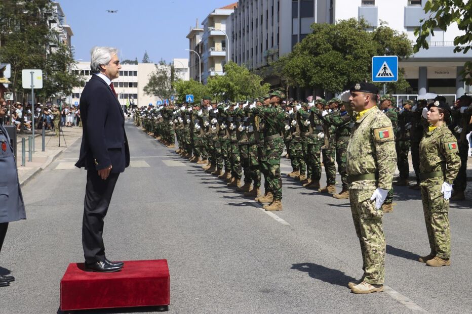 Nuno Melo discursa perante militares nas Caldas da Rainha sobre investimento na Defesa