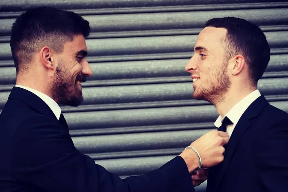 Rúben Neves conforta Diogo Jota antes da ida deste à seleção