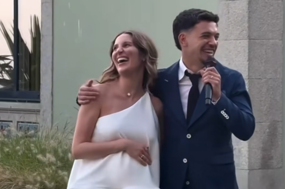 Cerimónia íntima marca o casamento de Pedro Gonçalves e Bruna Rafaela