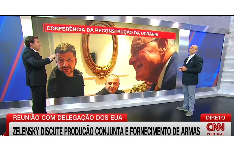 Zelensky discute produção e fornecimento de armas com delegação dos EUA