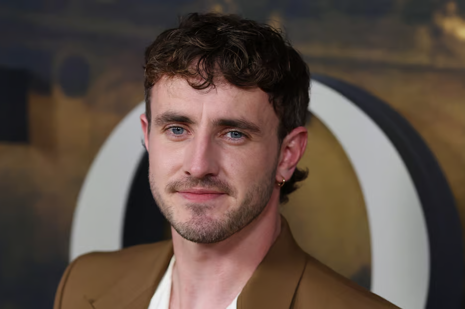 Paul Mescal surge numa lista de homens mais atraentes