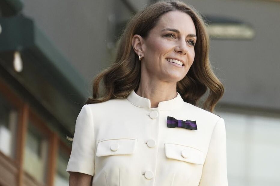 Kate Middleton surge em Wimbledon após anunciar diagnóstico de cancro
