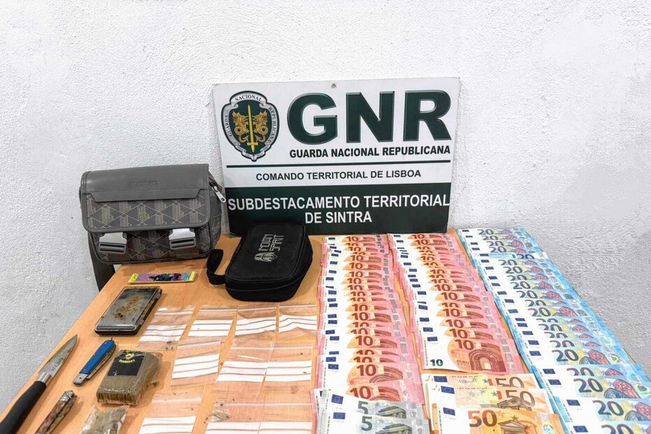 A GNR de Lisboa apreende material e avança com investigação