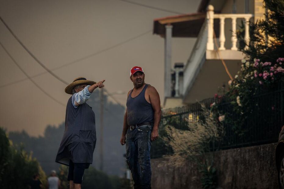 Pânico e aflição no incêndio de Sabrosa